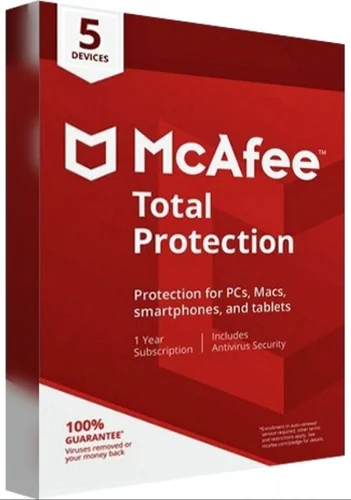 Mcafee Total Protection 3 PC 1 year