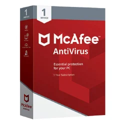 Mcafee Antivirus 1 Users 3 Years