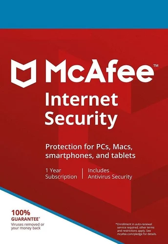 Mcafee Internet Security 1 year