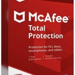 Mcafee Total Protection 3 PC 1 year