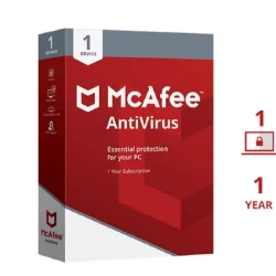 Mcafee Antivirus 1 User 1 Year