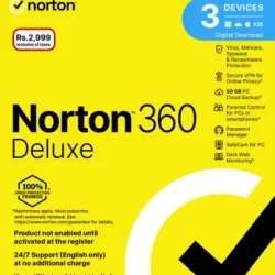 Norton 360 Deluxe.3 Device 1 year.